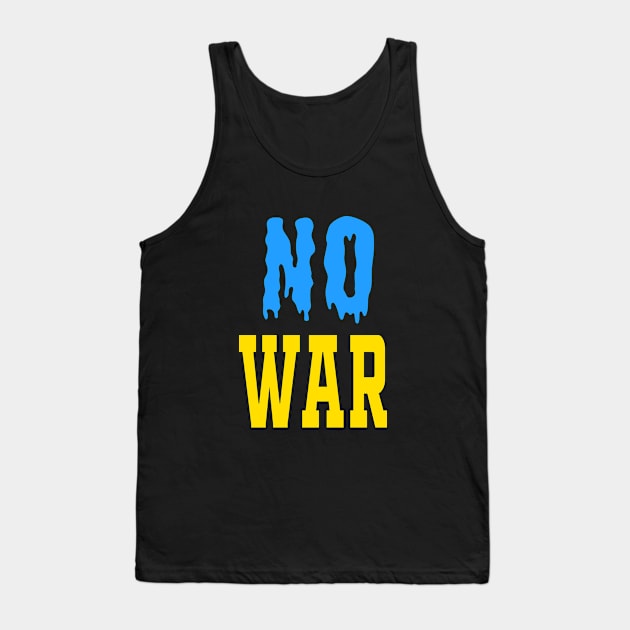 No War Tank Top by Illustro Art